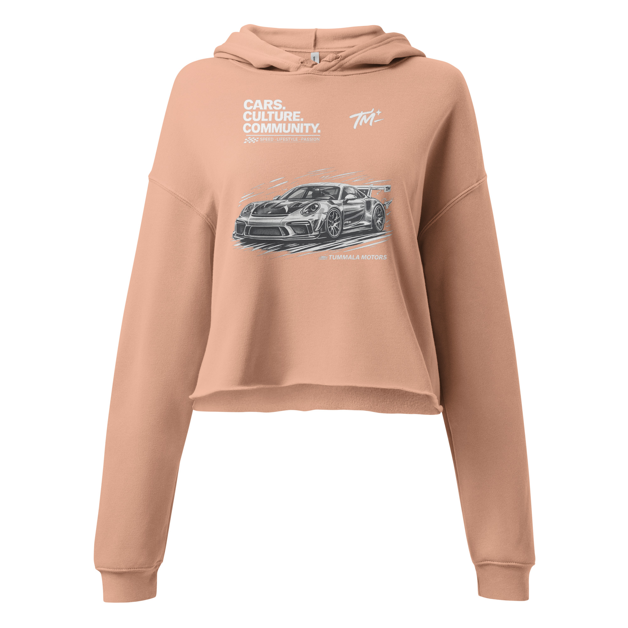 TM Women's Crop Hoodie - Image 4