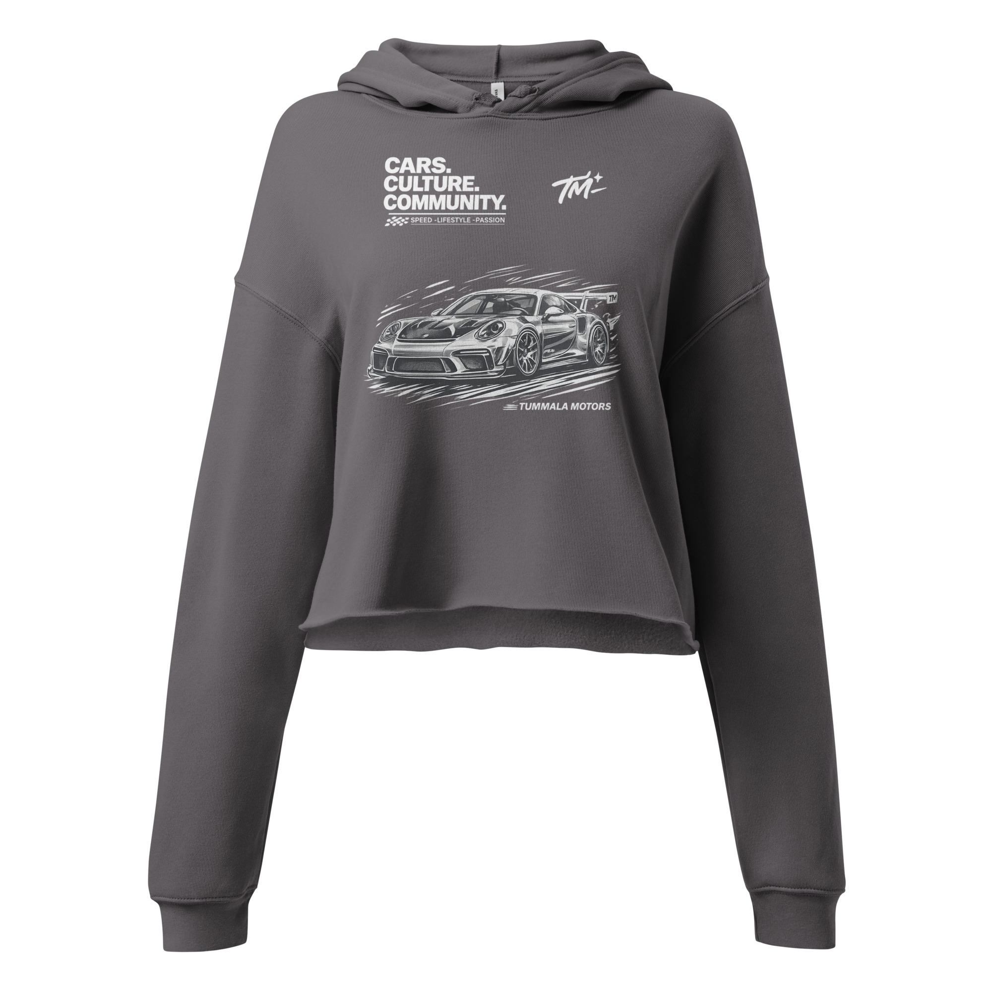 TM Women's Crop Hoodie - Image 3