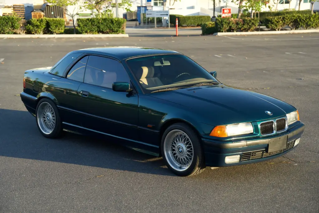 1995 BMW E36 325i CABRIOLET with Boston Green Color and BBS Wheels + $5000
