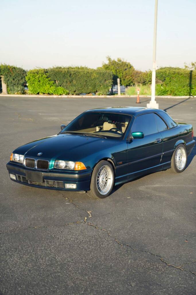 1995 BMW E36 325i CABRIOLET with Boston Green Color and BBS Wheels + $5000