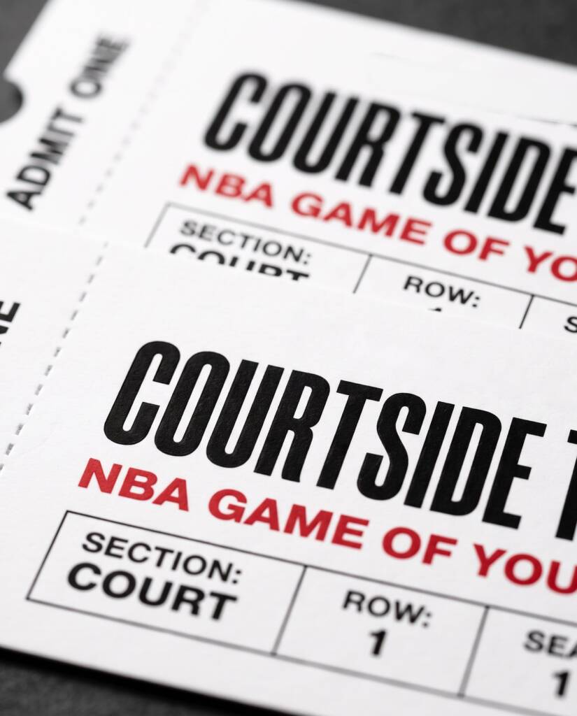 2 NBA Courtside Tickets