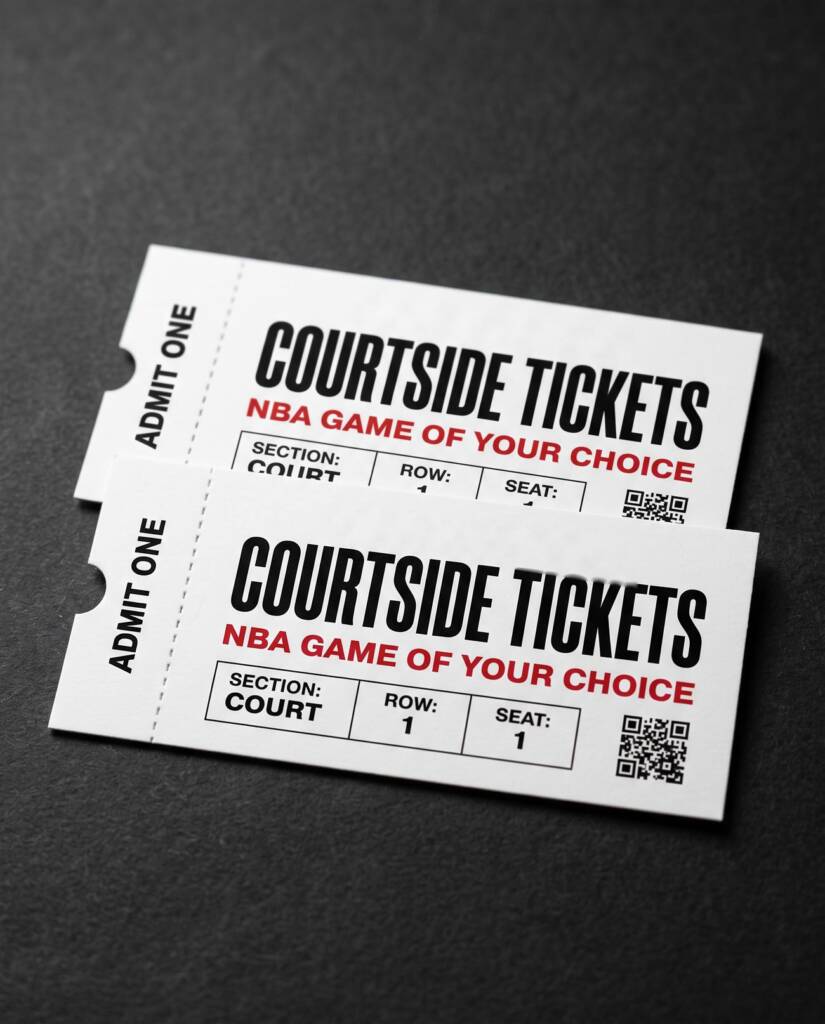 2 NBA Courtside Tickets