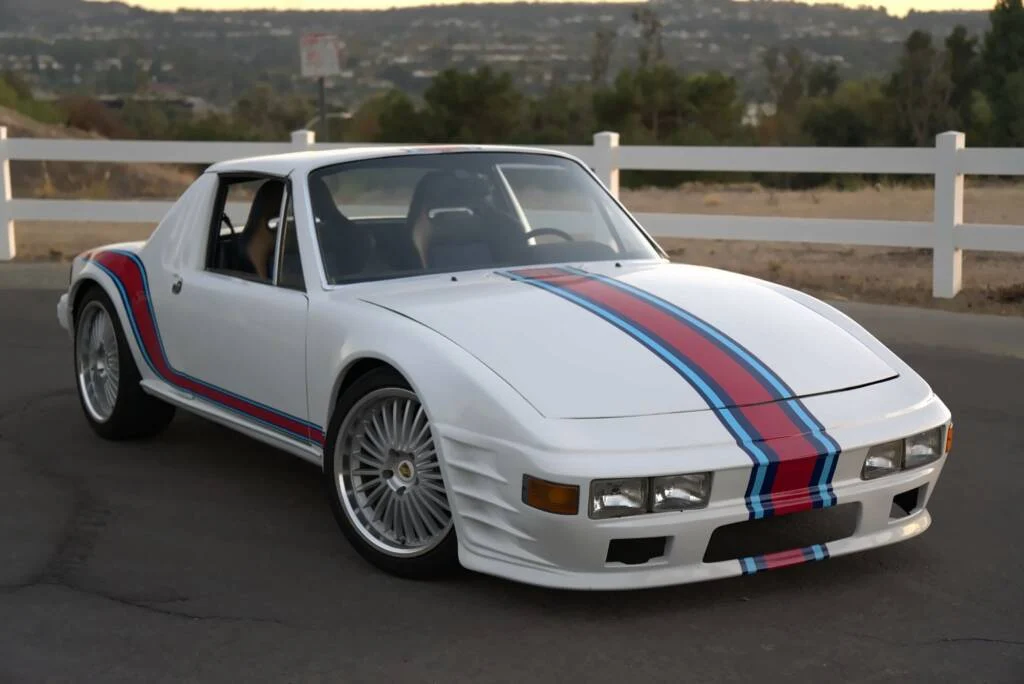 WHITE 1973 PORSCHE 914 “CHALON” SLANT NOSE — MARTINI LIVERY, 5-SPEED, 4-WHEEL DISCS ⚪🔥